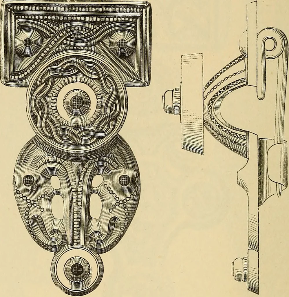 An illustration from The industrial arts of Scandinavia in the pagan time, 1883, leaf 51