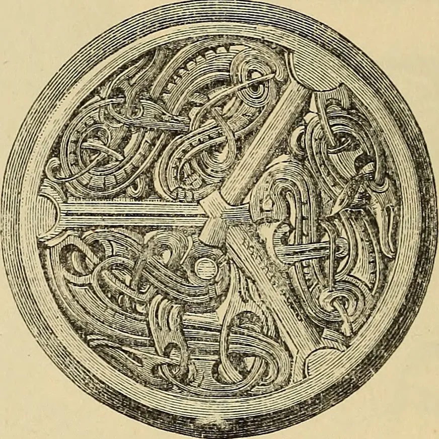 An illustration from The industrial arts of Scandinavia in the pagan time, 1883, leaf 55
