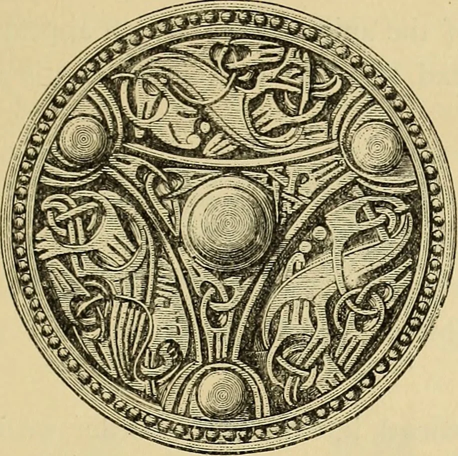 An illustration from The industrial arts of Scandinavia in the pagan time, 1883, leaf 56