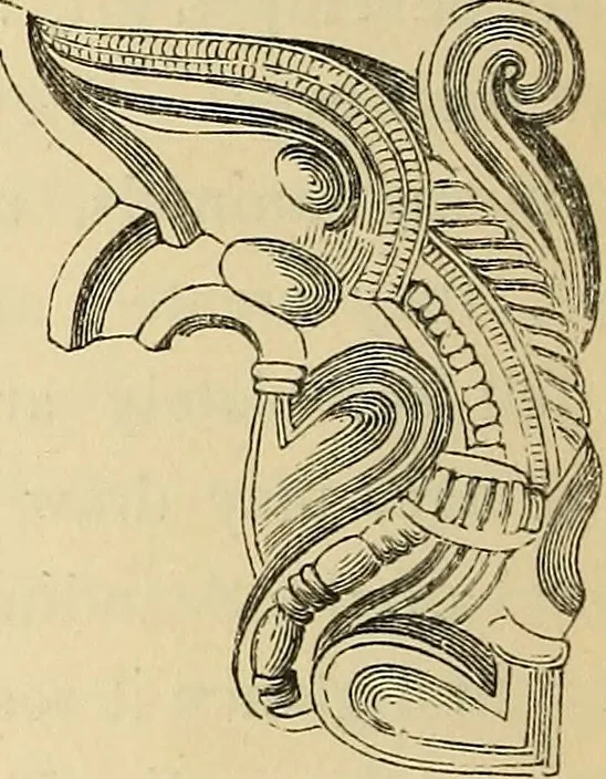 An illustration from The industrial arts of Scandinavia in the pagan time, 1883, leaf 65