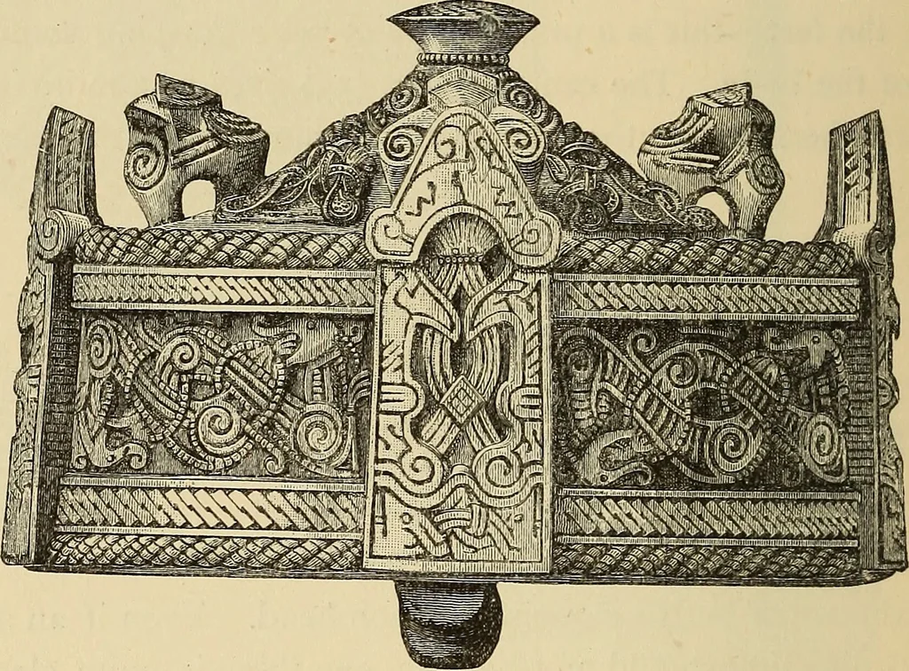 An illustration from The industrial arts of Scandinavia in the pagan time, 1883, leaf 77