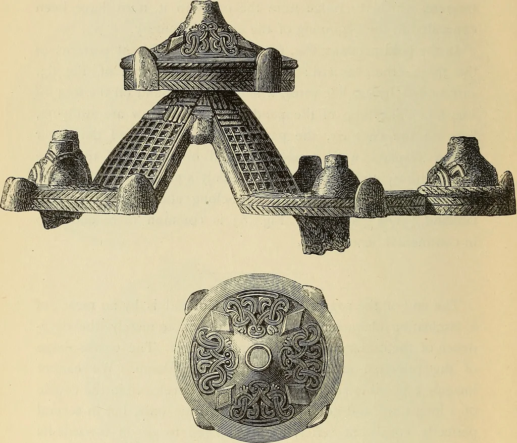 An illustration from The industrial arts of Scandinavia in the pagan time, 1883, leaf 85