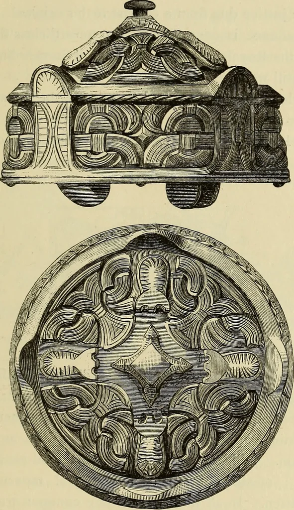 An illustration from The industrial arts of Scandinavia in the pagan time, 1883, leaf 86