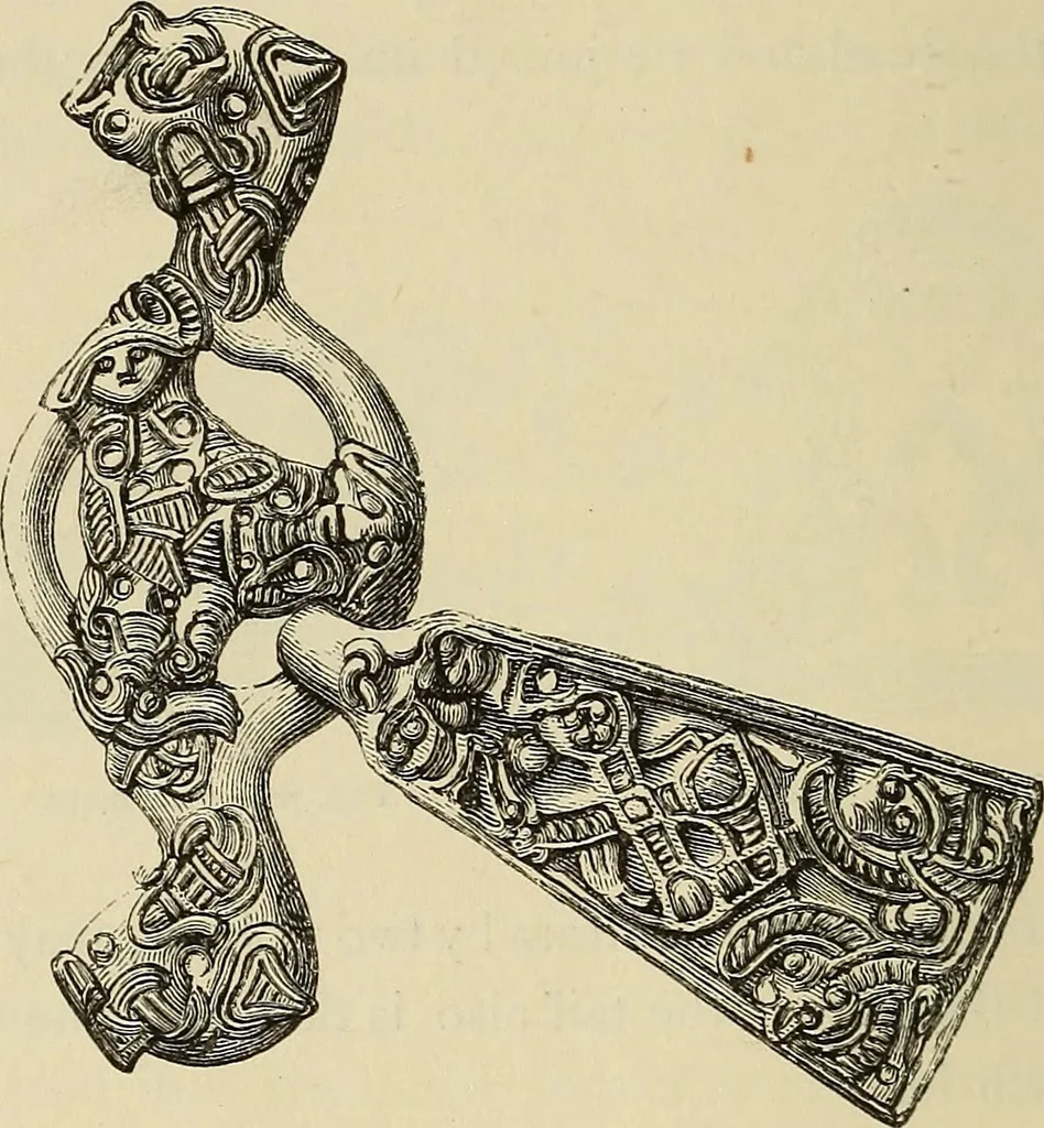 An illustration from The industrial arts of Scandinavia in the pagan time, 1883, leaf 89