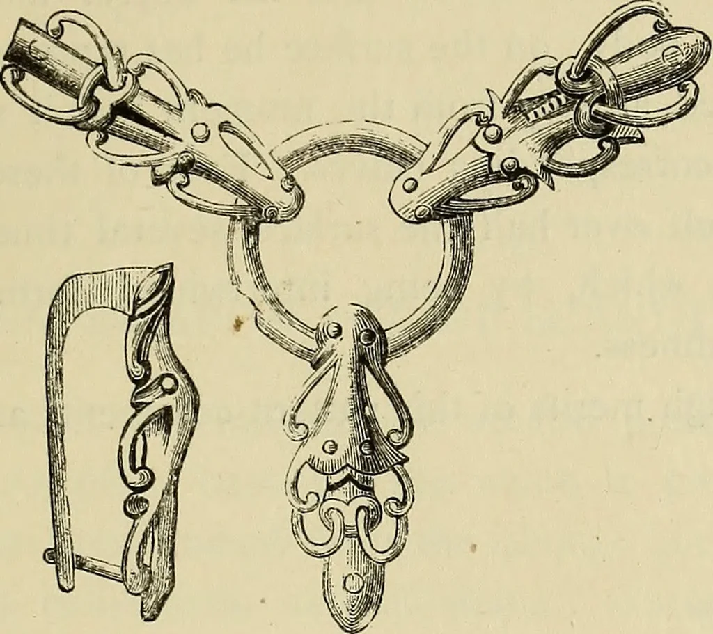 An illustration from The industrial arts of Scandinavia in the pagan time, 1883, leaf 90