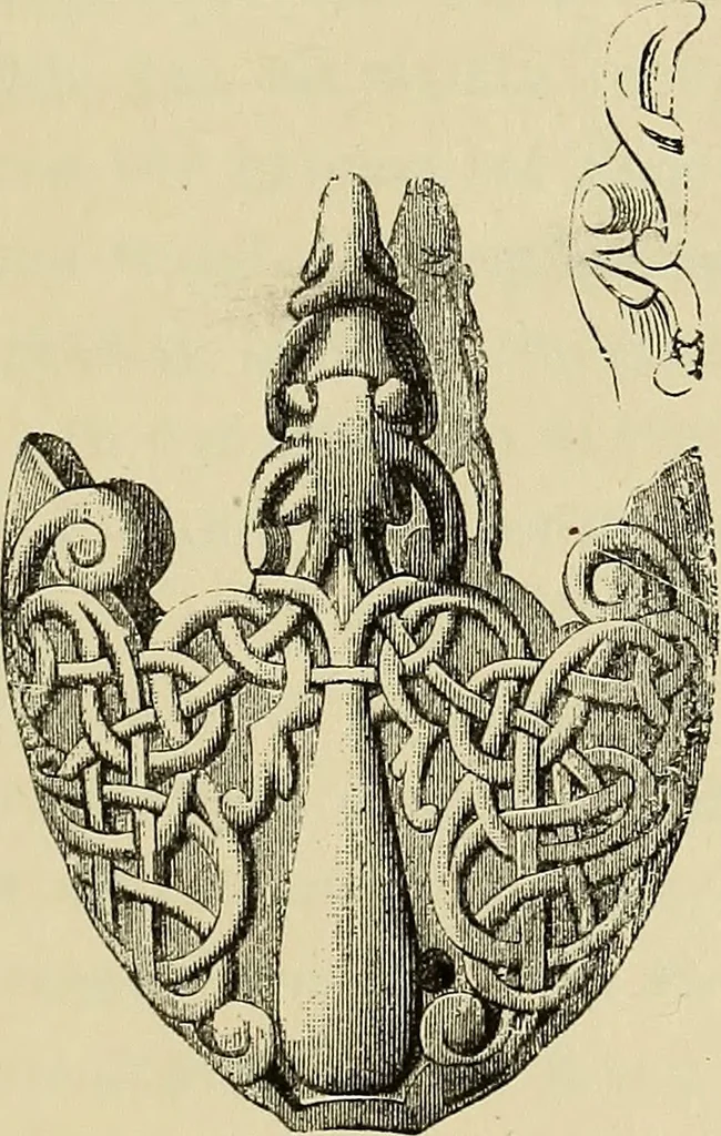 An illustration from The industrial arts of Scandinavia in the pagan time, 1883, leaf 90