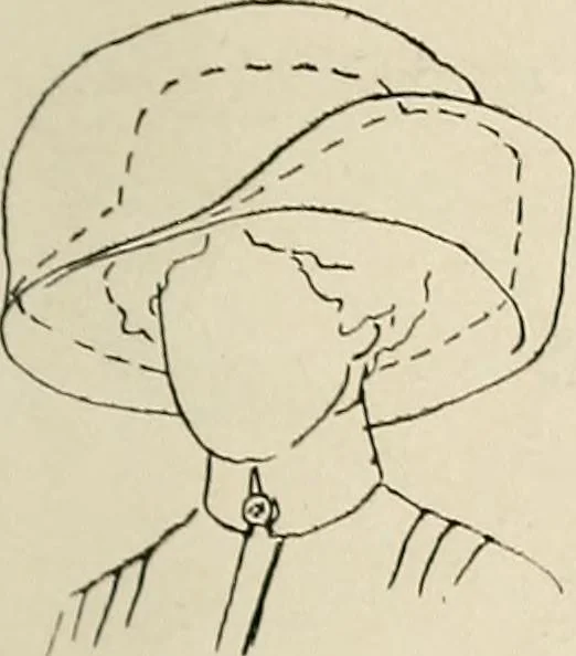 An illustration from Industrial drawing for girls : design principles applied to dress, 1912, leaf 104