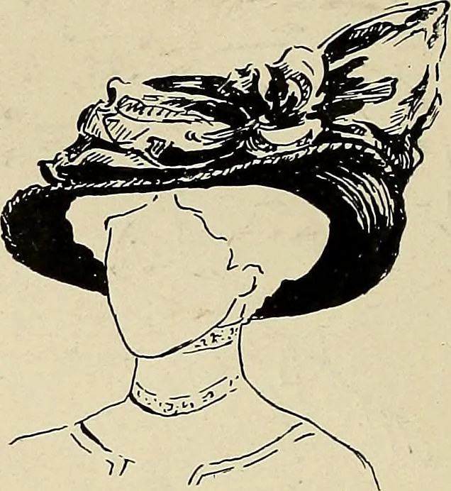 An illustration from Industrial drawing for girls : design principles applied to dress, 1912, leaf 105