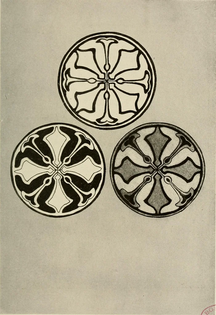 An illustration from Industrial drawing for girls : design principles applied to dress, 1912, leaf 44