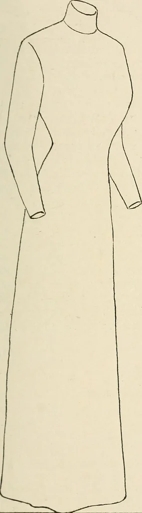 An illustration from Industrial drawing for girls : design principles applied to dress, 1912, leaf 60