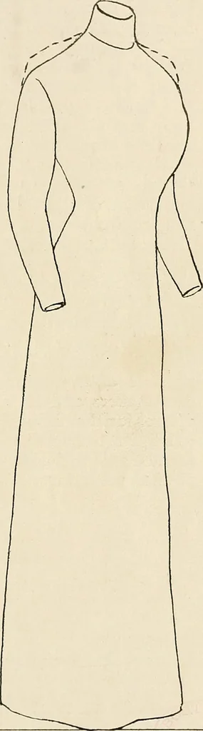 An illustration from Industrial drawing for girls : design principles applied to dress, 1912, leaf 60