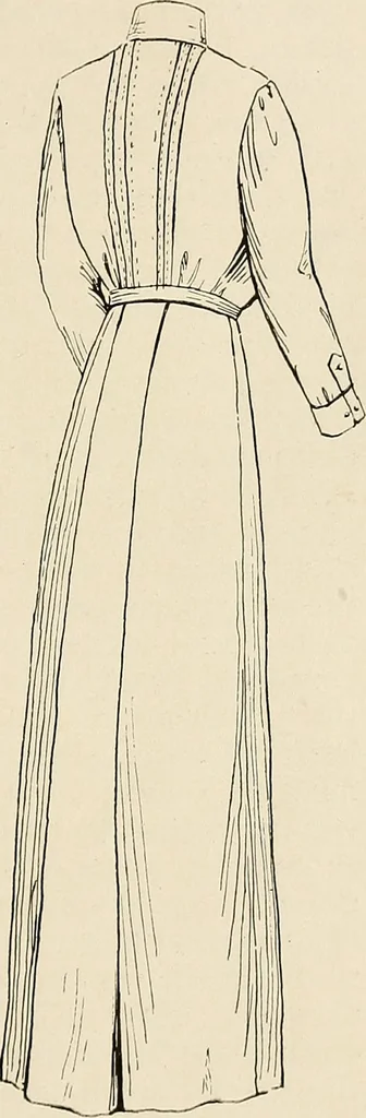 An illustration from Industrial drawing for girls : design principles applied to dress, 1912, leaf 84
