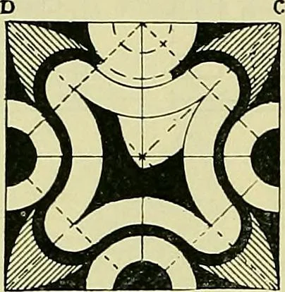 An illustration from Industrial drawing and geometry; an introduction to various branches of technical drawing, 1911, leaf 111