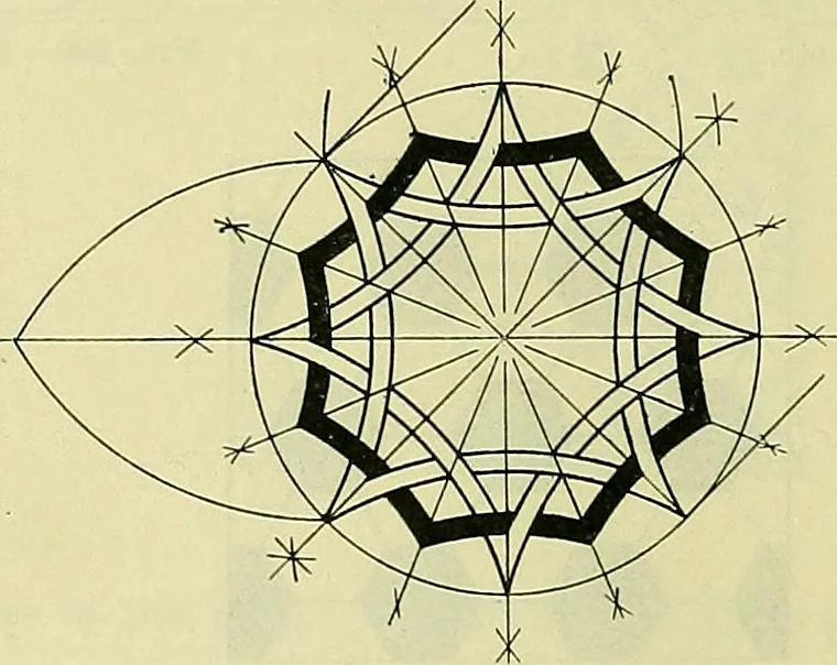 An illustration from Industrial drawing and geometry; an introduction to various branches of technical drawing, 1911, leaf 111
