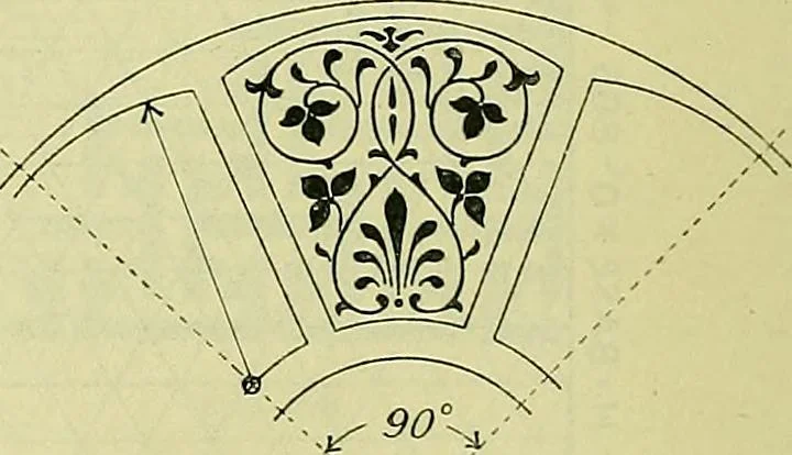 An illustration from Industrial drawing and geometry; an introduction to various branches of technical drawing, 1911, leaf 111