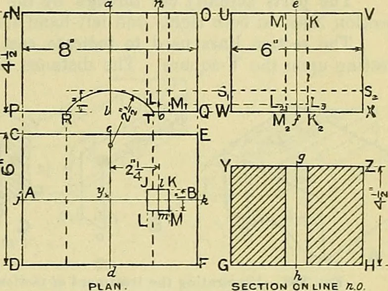 An illustration from Industrial drawing and geometry; an introduction to various branches of technical drawing, 1911, leaf 118