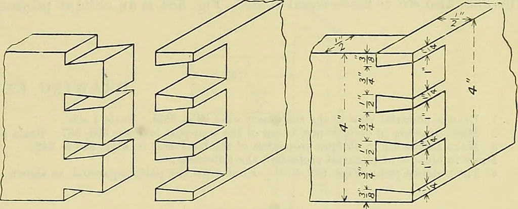 An illustration from Industrial drawing and geometry; an introduction to various branches of technical drawing, 1911, leaf 140