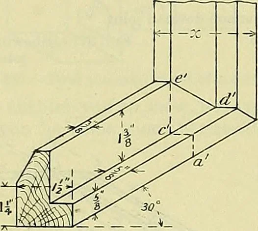 An illustration from Industrial drawing and geometry; an introduction to various branches of technical drawing, 1911, leaf 141