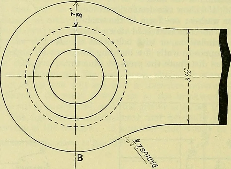 An illustration from Industrial drawing and geometry; an introduction to various branches of technical drawing, 1911, leaf 157