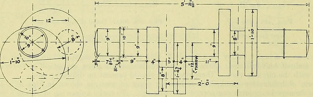 An illustration from Industrial drawing and geometry; an introduction to various branches of technical drawing, 1911, leaf 159