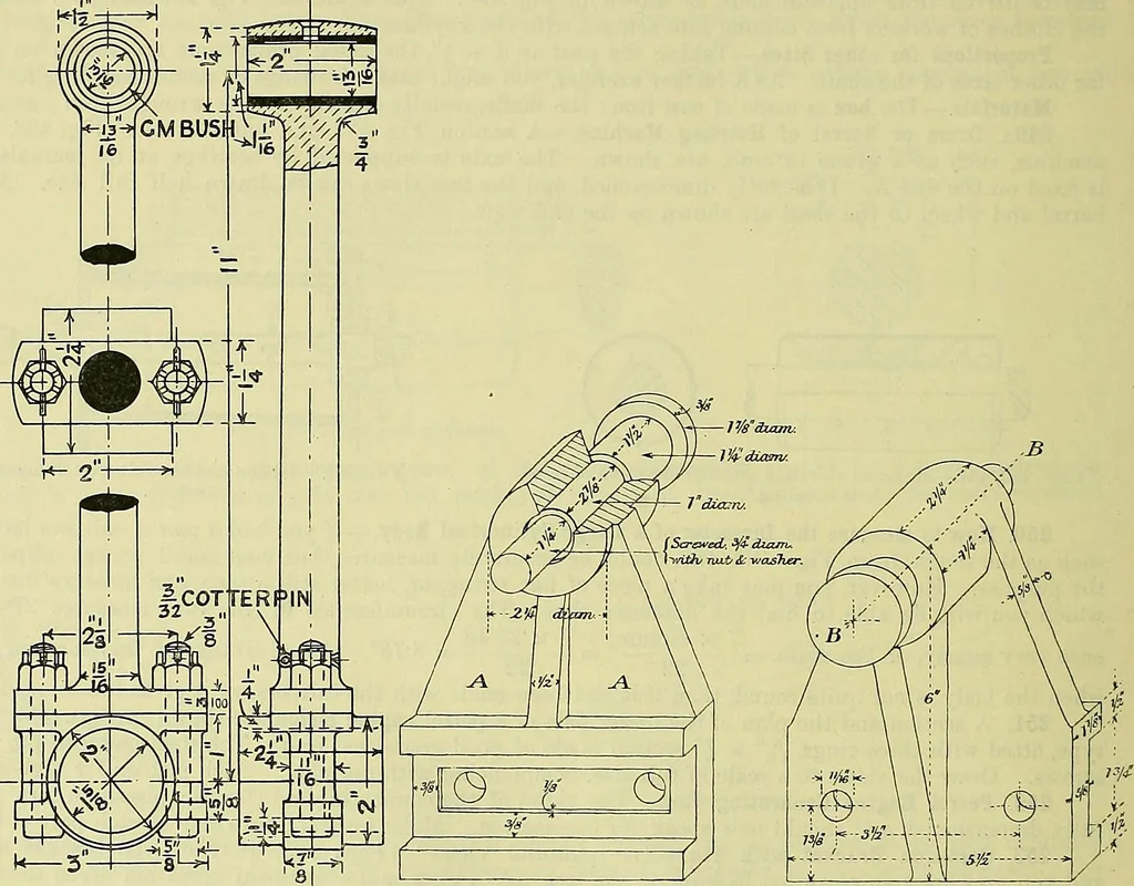 An illustration from Industrial drawing and geometry; an introduction to various branches of technical drawing, 1911, leaf 163