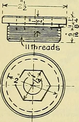 An illustration from Industrial drawing and geometry; an introduction to various branches of technical drawing, 1911, leaf 178