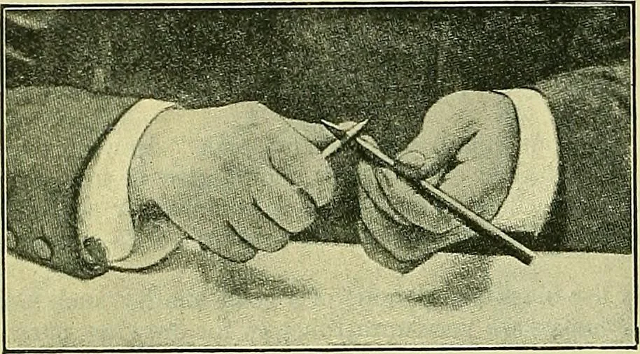 An illustration from Industrial drawing and geometry; an introduction to various branches of technical drawing, 1911, leaf 23