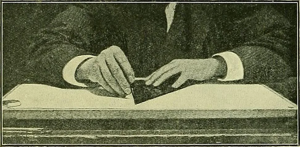 An illustration from Industrial drawing and geometry; an introduction to various branches of technical drawing, 1911, leaf 27