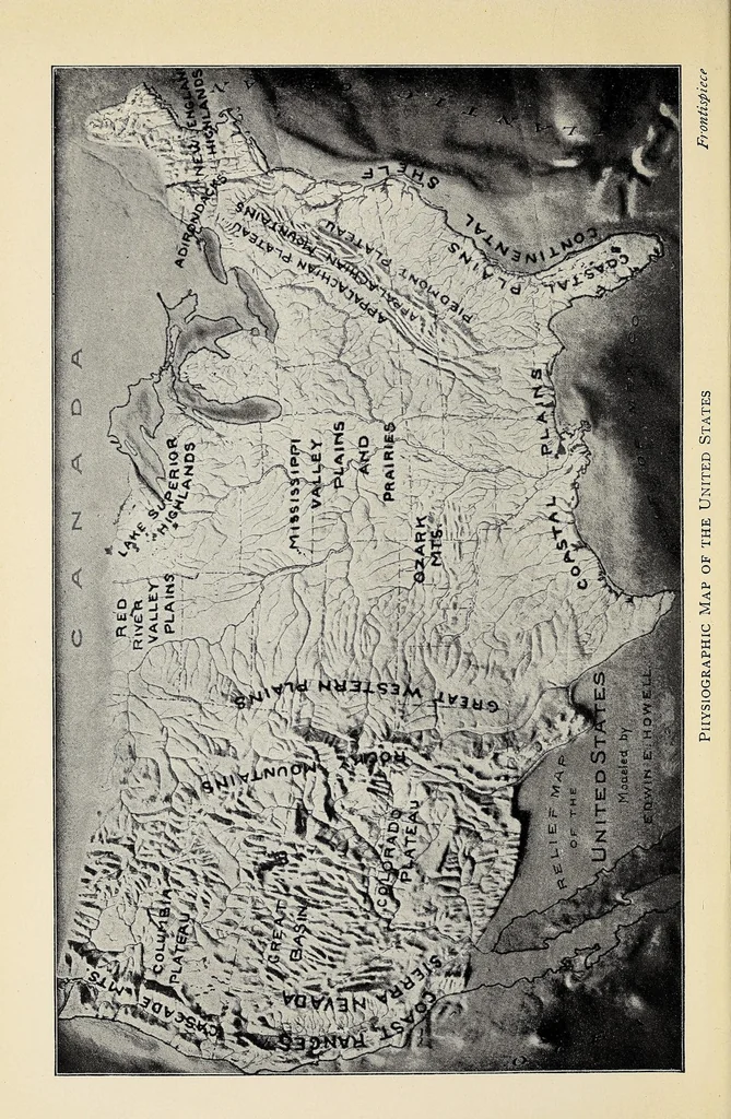An illustration from The industrial history of the United States, 1910, leaf 10