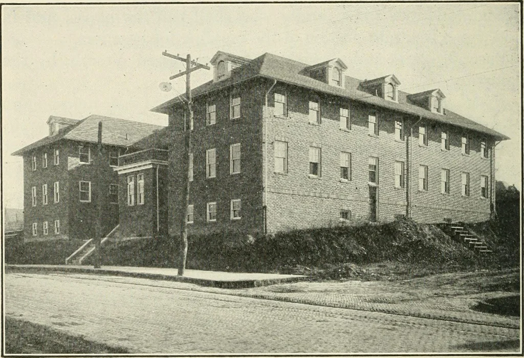 An illustration from Industrial housing; with a discussion of accompanying activities; such as town planning - street systems - development of utility services - and related engineering and construction features, 1920, leaf 365