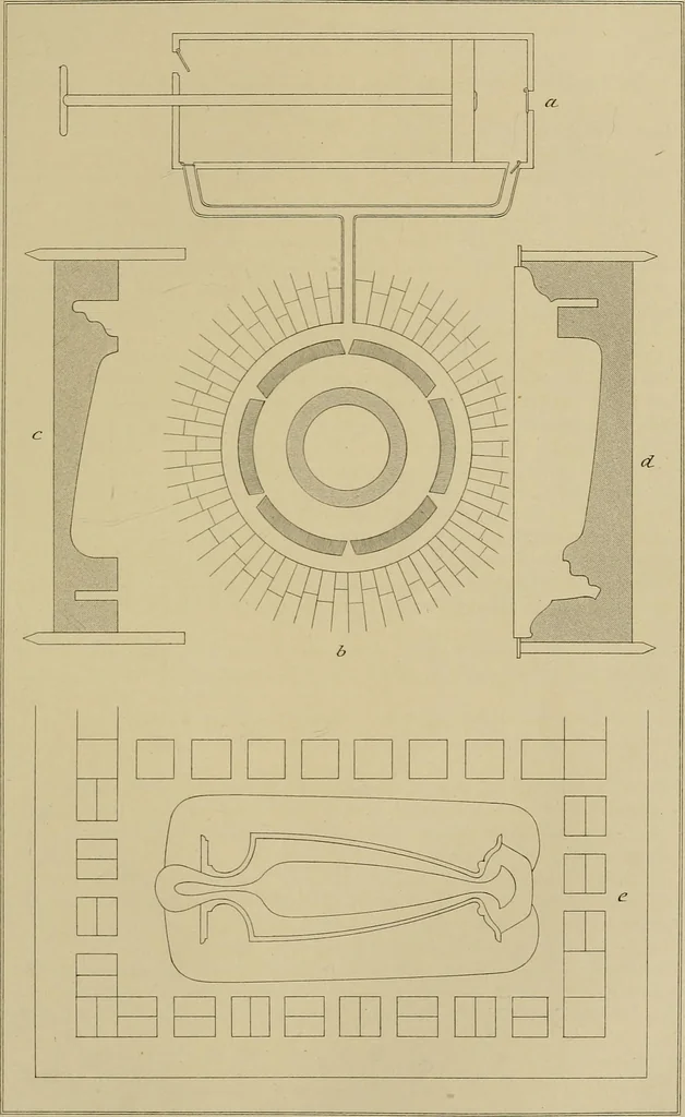 An illustration from The industries of Japan : together with an account of its agriculture, forestry, arts, and commerce. From travels and researches undertaken at the cost of the Prussian government, 1889, leaf 476