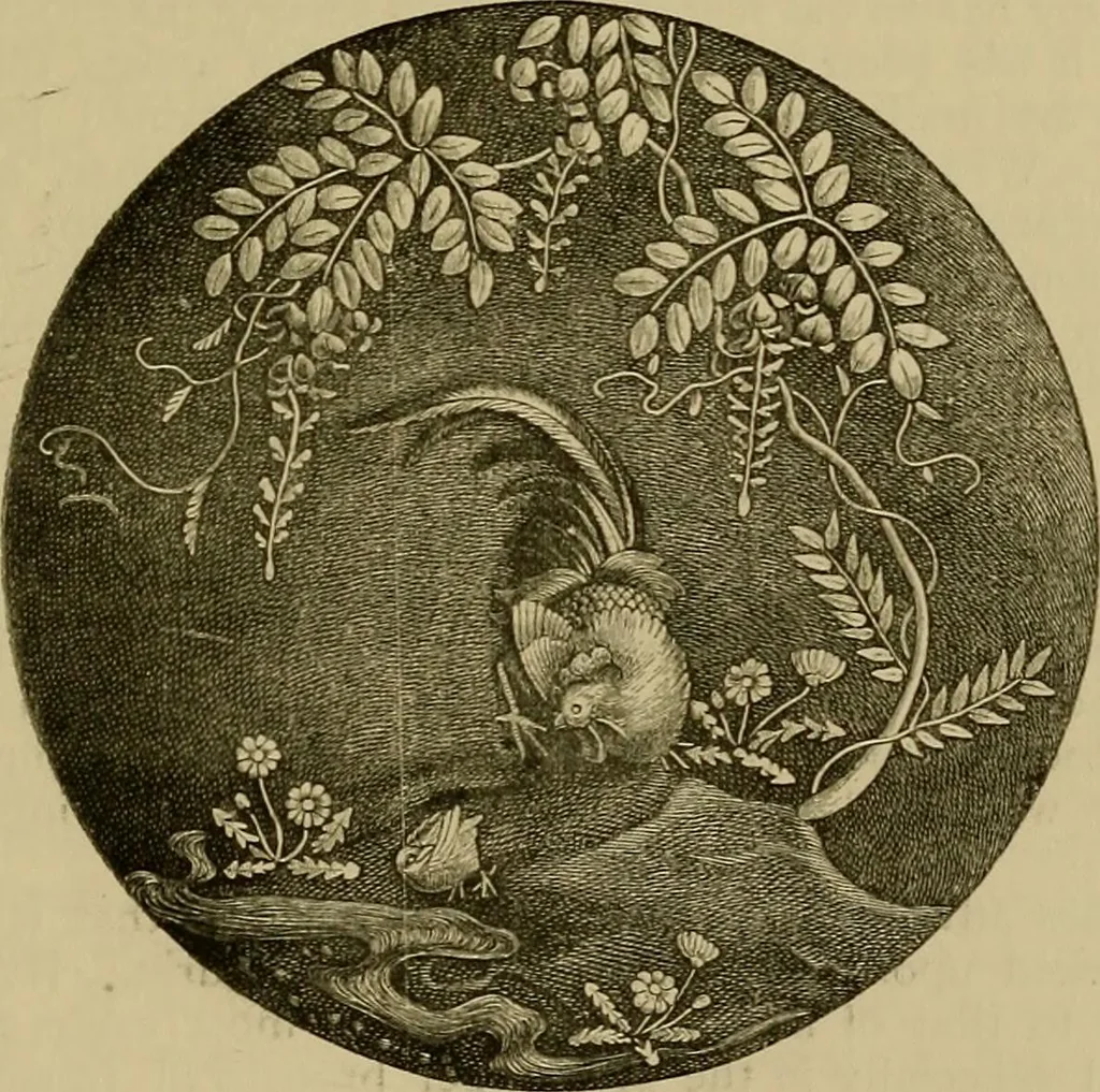 An illustration from The industries of Japan : together with an account of its agriculture, forestry, arts, and commerce. From travels and researches undertaken at the cost of the Prussian government, 1889, leaf 492