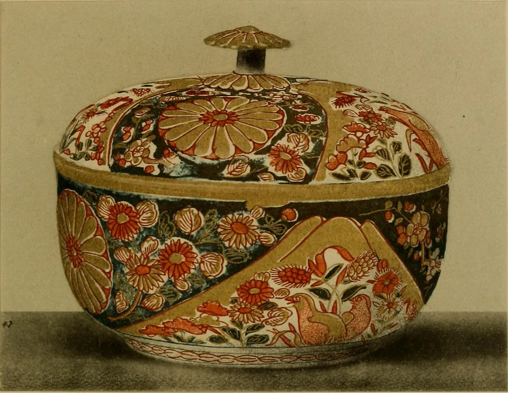 An illustration from The industries of Japan : together with an account of its agriculture, forestry, arts, and commerce. From travels and researches undertaken at the cost of the Prussian government, 1889, leaf 530