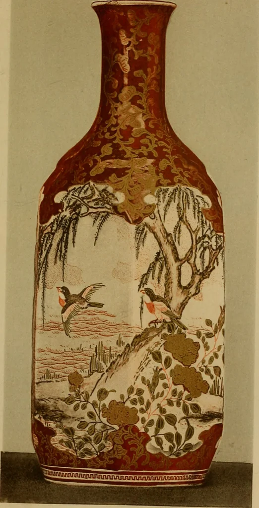 An illustration from The industries of Japan : together with an account of its agriculture, forestry, arts, and commerce. From travels and researches undertaken at the cost of the Prussian government, 1889, leaf 536