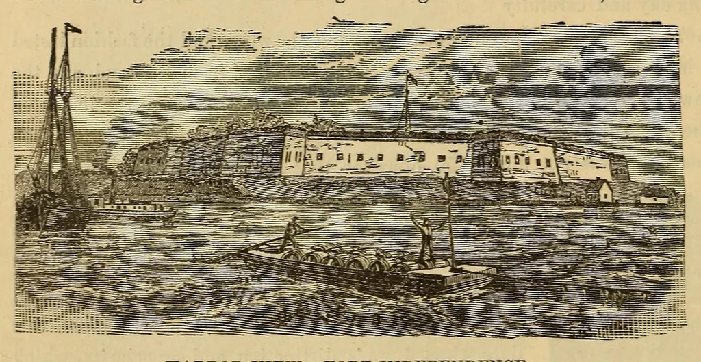 An illustration from Industries of Massachusettes : historical and descriptive review of Lynn, Lowell, Lawrence, Haverhill, Salem, Beverly, Peabody, Danvers, Gloucester, Newburyport, and Amesbury, and their leading manufacturers and merchants, 1886, leaf 24