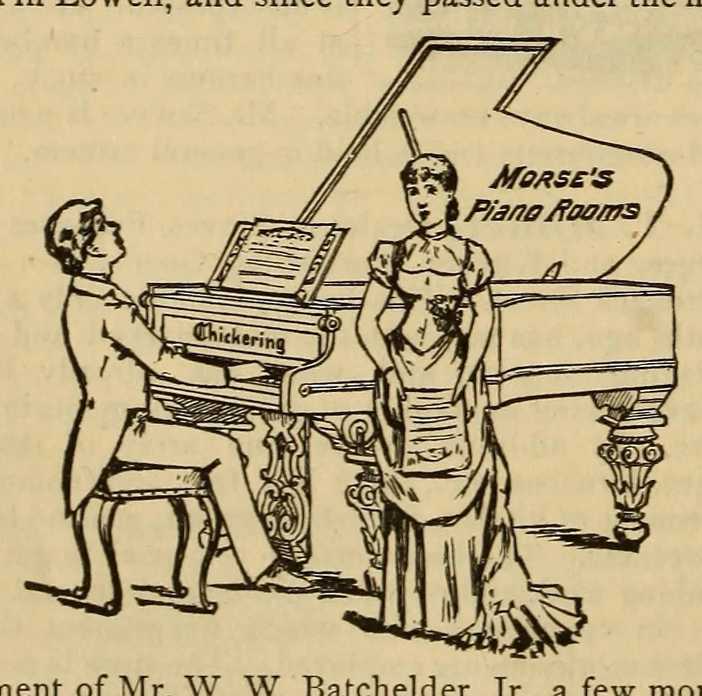 An illustration from Industries of Massachusettes : historical and descriptive review of Lynn, Lowell, Lawrence, Haverhill, Salem, Beverly, Peabody, Danvers, Gloucester, Newburyport, and Amesbury, and their leading manufacturers and merchants, 1886, leaf 70