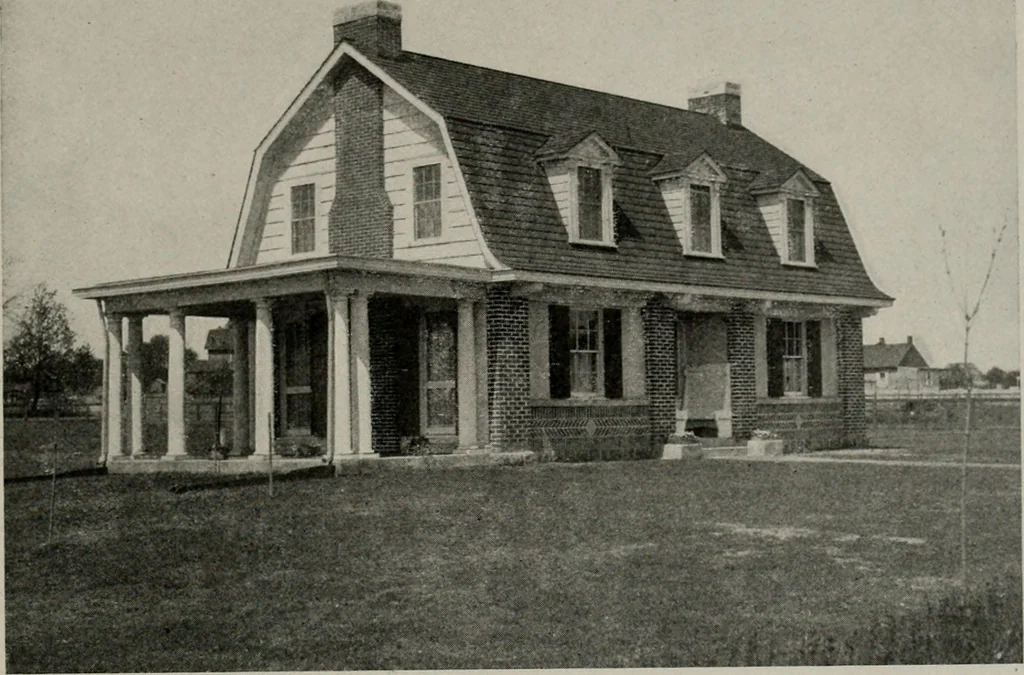 An illustration from Inexpensive homes of individuality : being a collection of photographs and floor plans illustrating certain of America's best country and suburban homes of moderate size, 1911, leaf 22