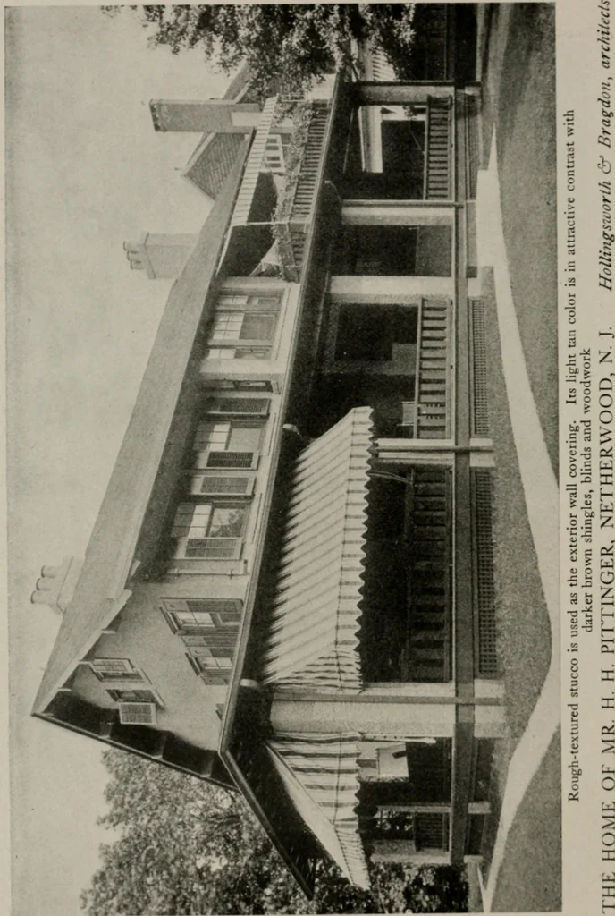 An illustration from Inexpensive homes of individuality : being a collection of photographs and floor plans illustrating certain of America's best country and suburban homes of moderate size, 1911, leaf 25