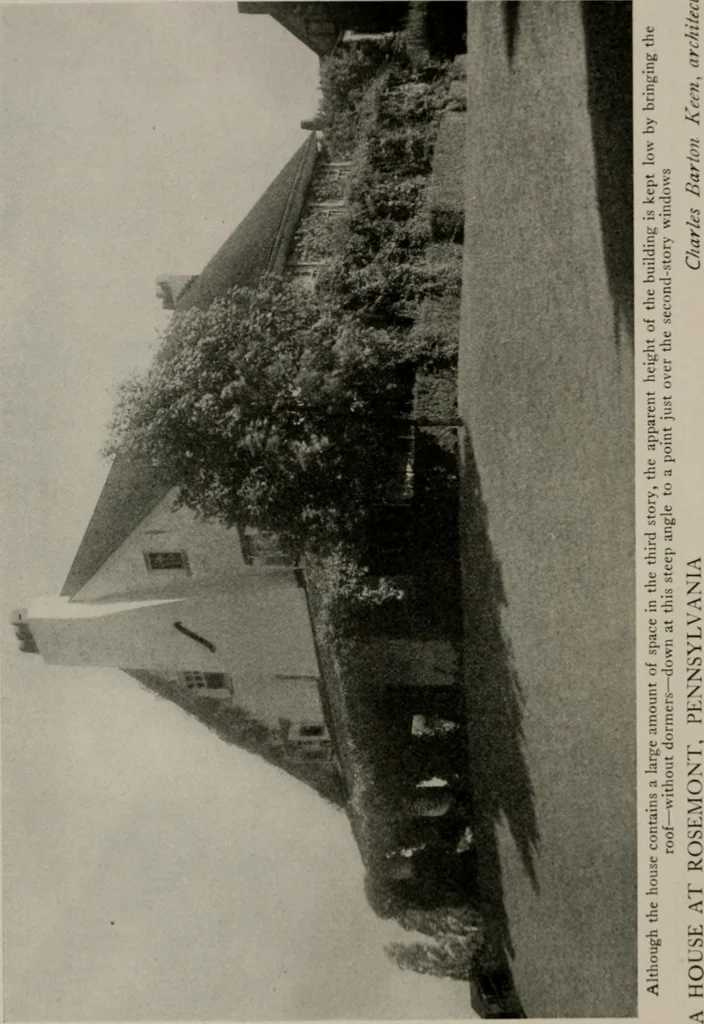 An illustration from Inexpensive homes of individuality : being a collection of photographs and floor plans illustrating certain of America's best country and suburban homes of moderate size, 1911, leaf 27