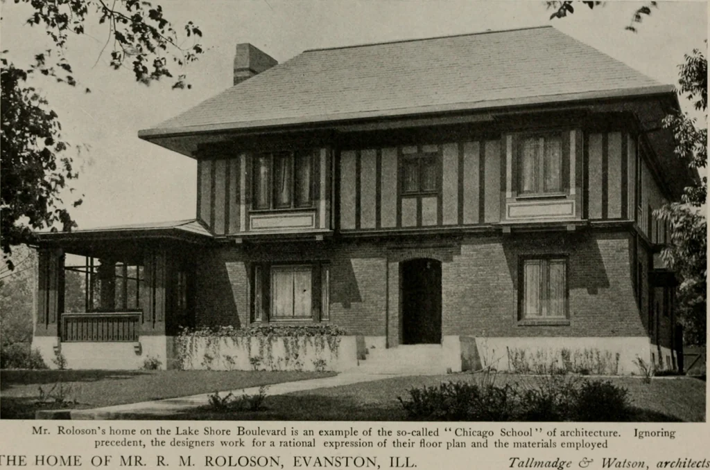 An illustration from Inexpensive homes of individuality : being a collection of photographs and floor plans illustrating certain of America's best country and suburban homes of moderate size, 1911, leaf 29