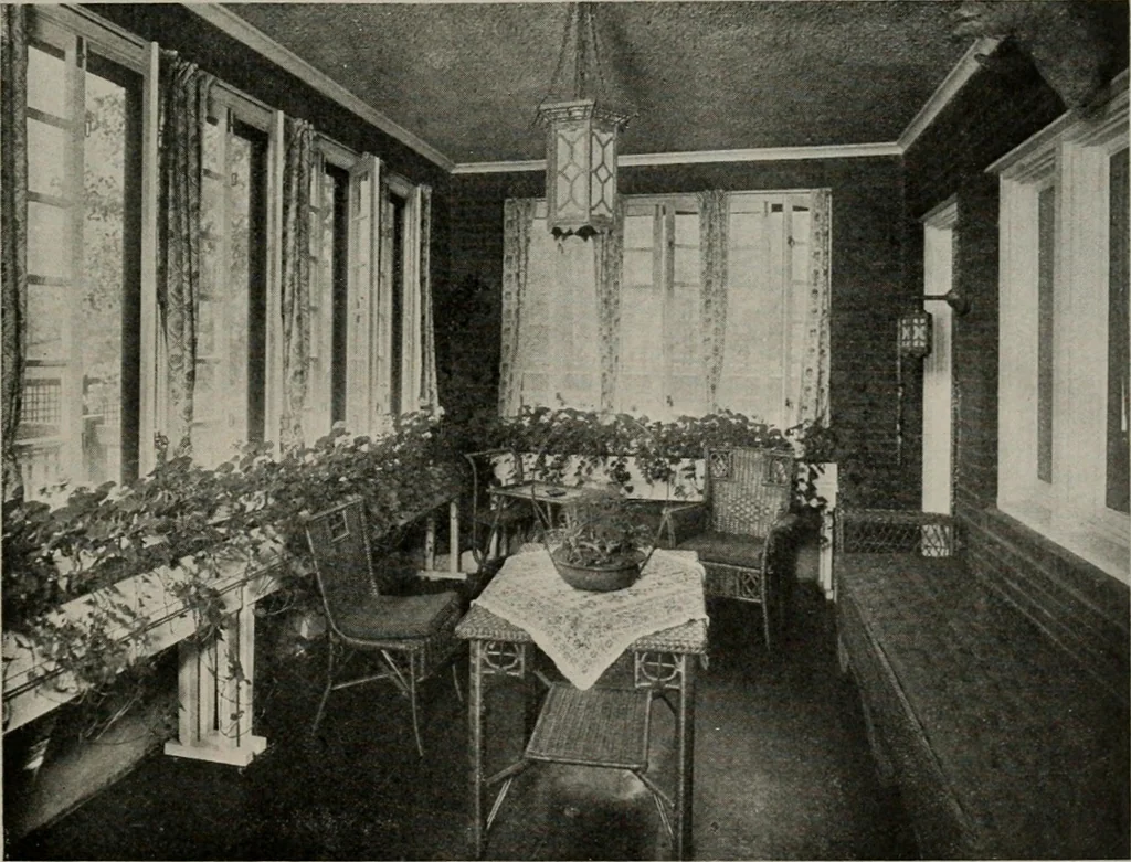 An illustration from Inexpensive homes of individuality : being a collection of photographs and floor plans illustrating certain of America's best country and suburban homes of moderate size, 1911, leaf 30