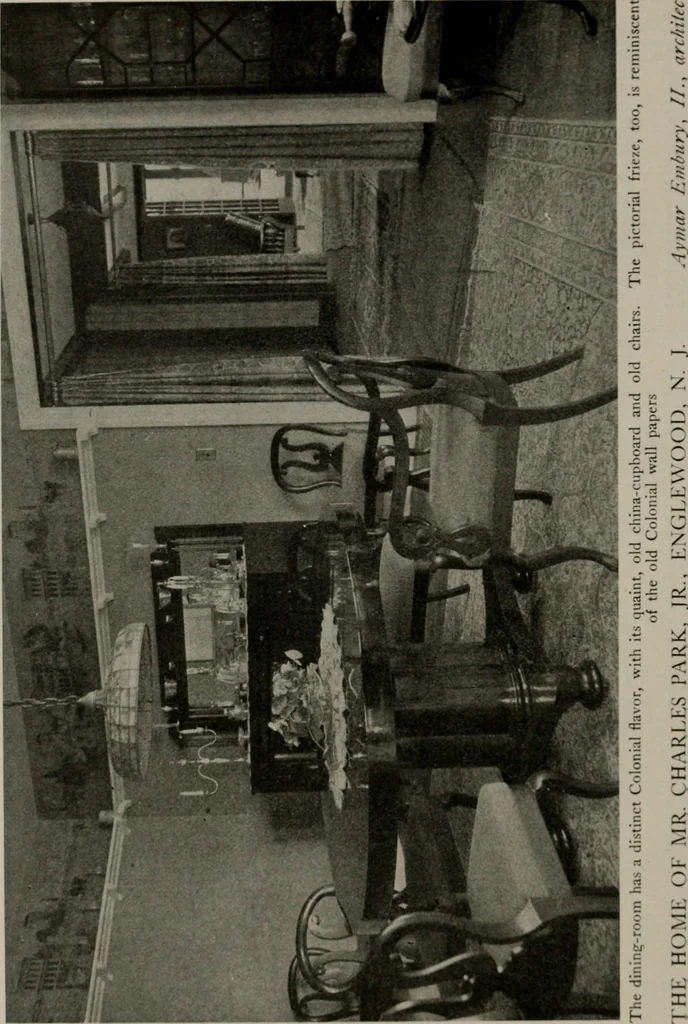 An illustration from Inexpensive homes of individuality : being a collection of photographs and floor plans illustrating certain of America's best country and suburban homes of moderate size, 1911, leaf 43