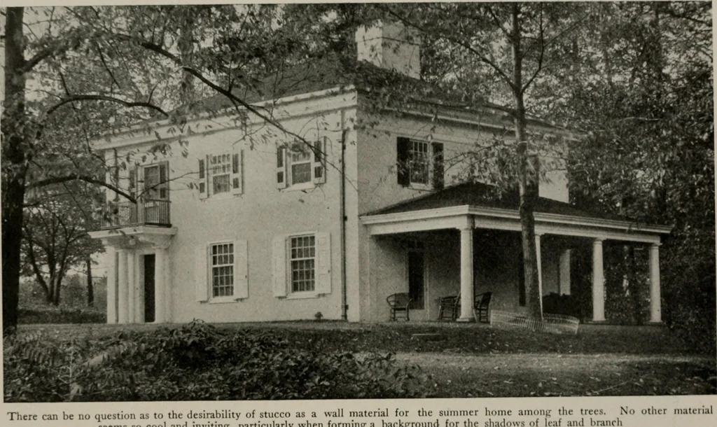 An illustration from Inexpensive homes of individuality : being a collection of photographs and floor plans illustrating certain of America's best country and suburban homes of moderate size, 1911, leaf 53