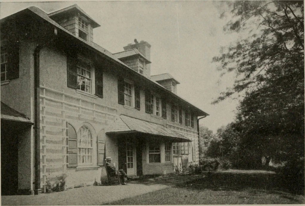 An illustration from Inexpensive homes of individuality : being a collection of photographs and floor plans illustrating certain of America's best country and suburban homes of moderate size, 1911, leaf 57