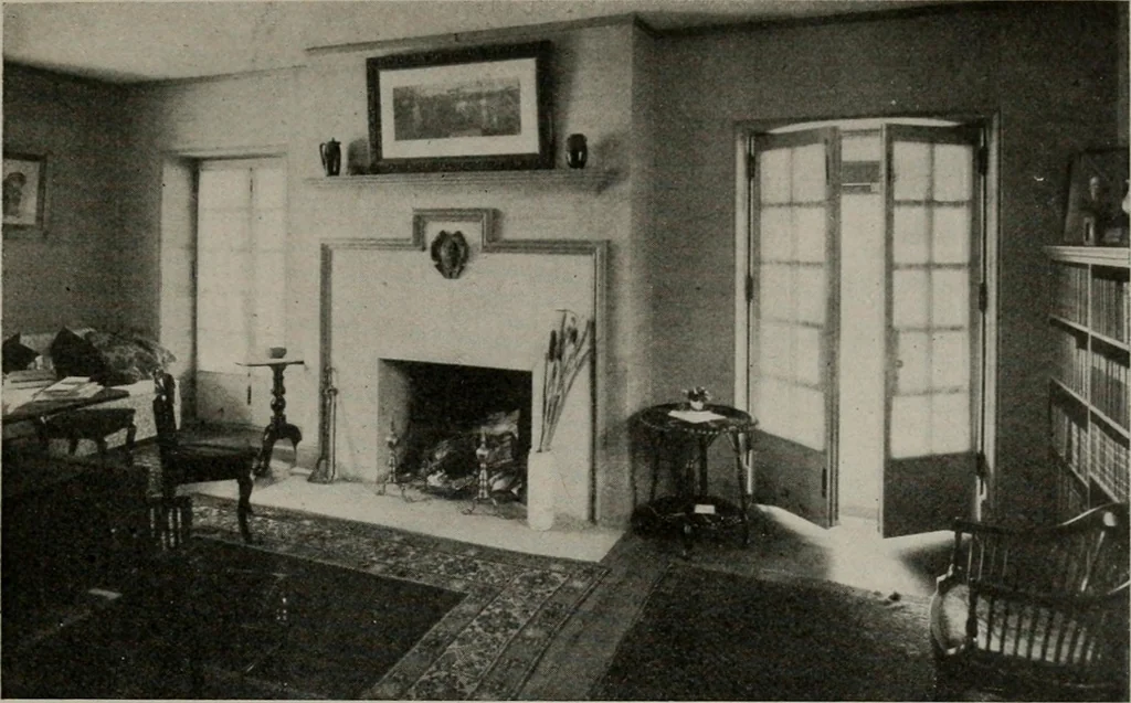 An illustration from Inexpensive homes of individuality : being a collection of photographs and floor plans illustrating certain of America's best country and suburban homes of moderate size, 1911, leaf 58