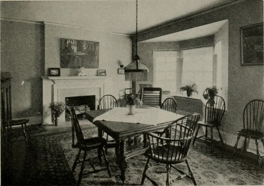 An illustration from Inexpensive homes of individuality : being a collection of photographs and floor plans illustrating certain of America's best country and suburban homes of moderate size, 1911, leaf 58