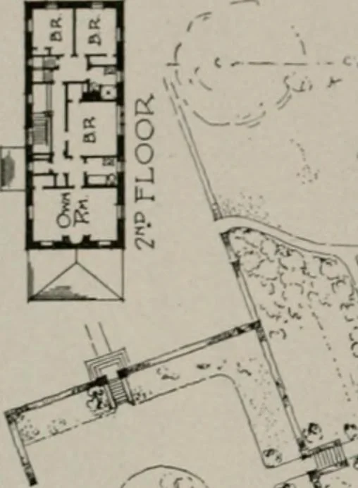An illustration from Inexpensive homes of individuality : being a collection of photographs and floor plans illustrating certain of America's best country and suburban homes of moderate size, 1911, leaf 59