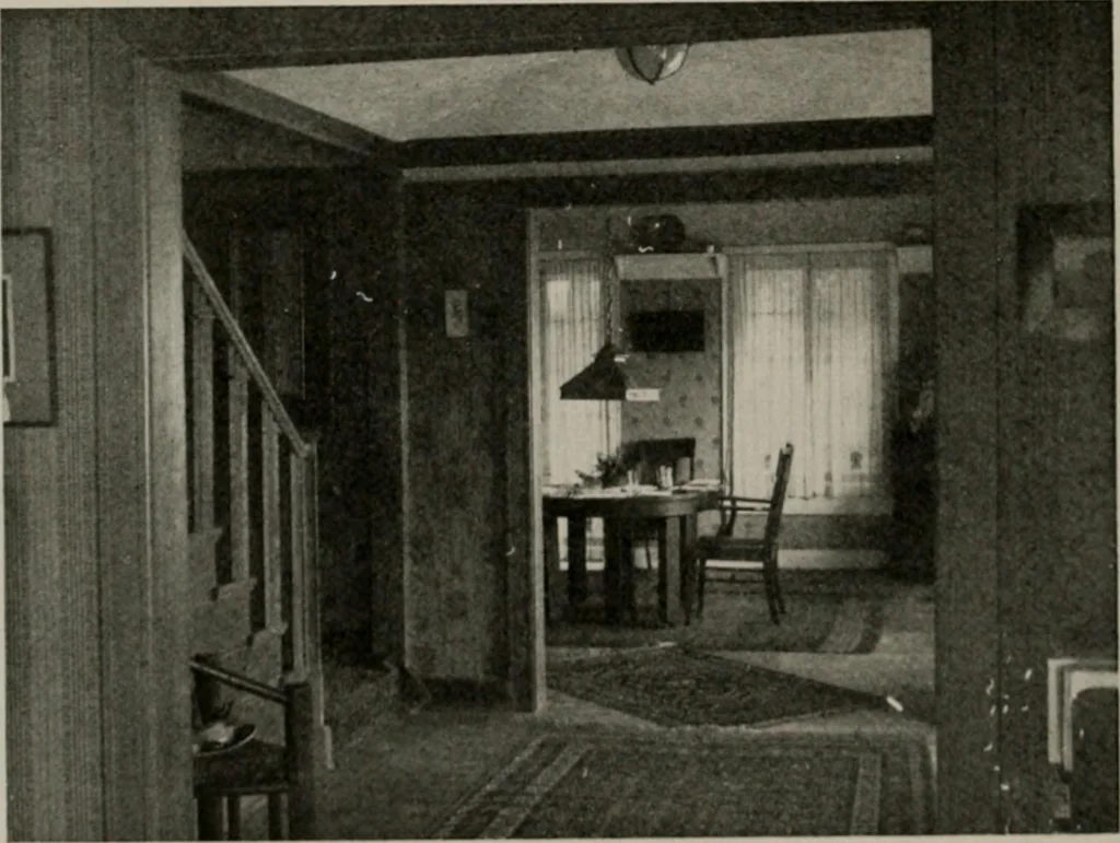 An illustration from Inexpensive homes of individuality : being a collection of photographs and floor plans illustrating certain of America's best country and suburban homes of moderate size, 1911, leaf 61