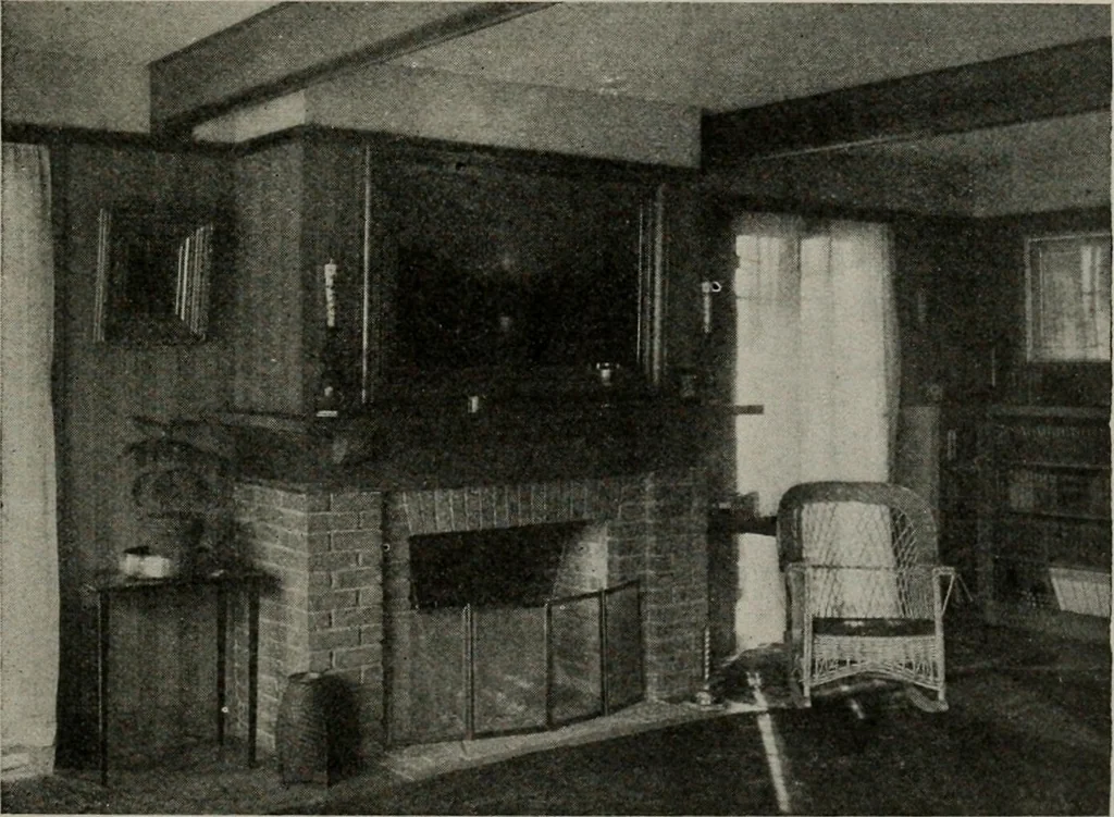 An illustration from Inexpensive homes of individuality : being a collection of photographs and floor plans illustrating certain of America's best country and suburban homes of moderate size, 1911, leaf 62