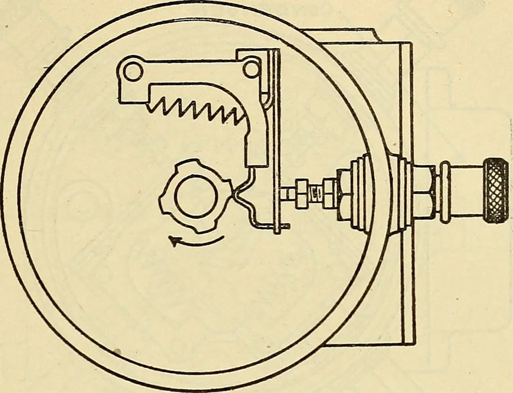 An illustration from Information; elementary electricity, motor car electric systems, the gas engine from an ignition point of view, driving the car, 1920, leaf 144